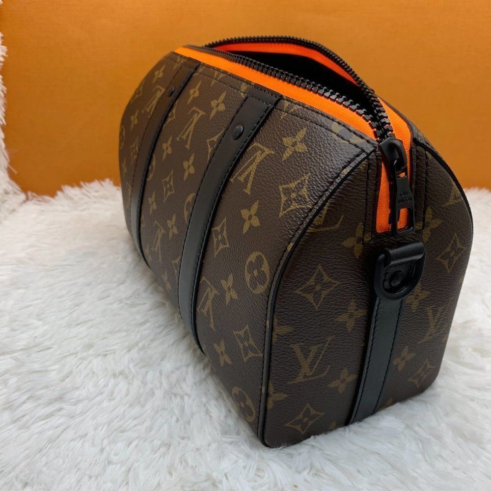 Louis Vuitton City Keepall Leather checkered bag Virgil Abloh Zoom with Friends - Picture 5 of 13